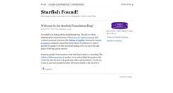 Desktop Screenshot of blog.starfishfound.org
